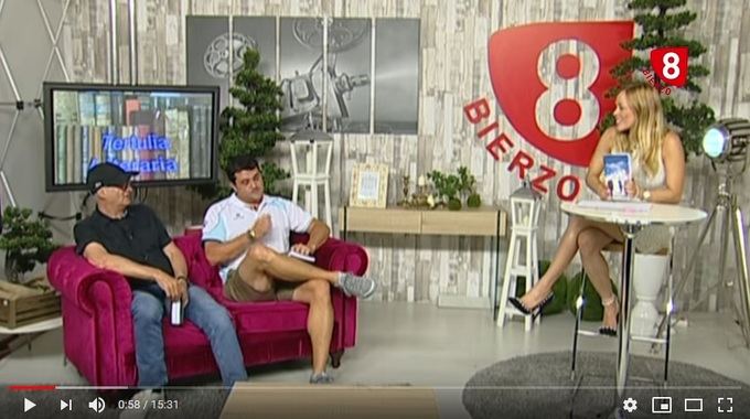 Presentacion de la novela El Andorrano en Canal8TV